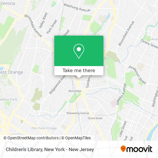 Children's Library map