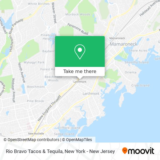 Mapa de Rio Bravo Tacos & Tequila