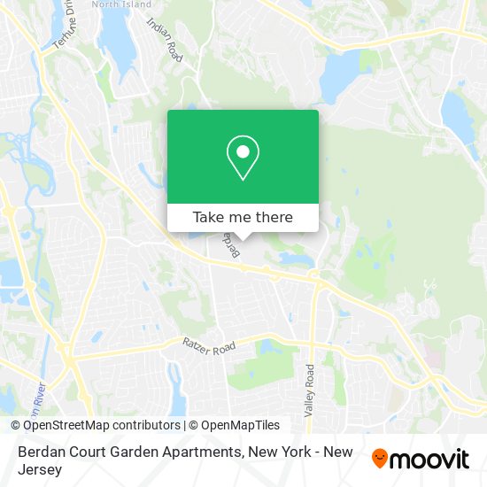 Mapa de Berdan Court Garden Apartments