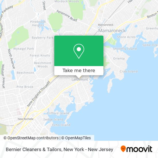 Mapa de Bernier Cleaners & Tailors
