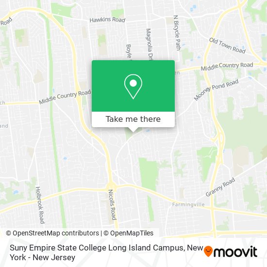 Mapa de Suny Empire State College Long Island Campus