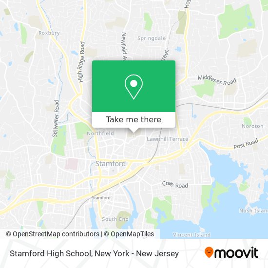 Mapa de Stamford High School