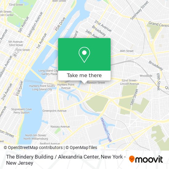 The Bindery Building / Alexandria Center map