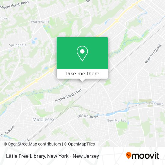 Little Free Library map