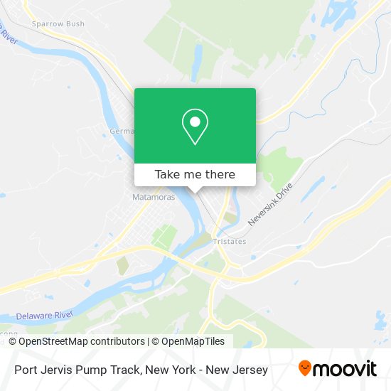 Mapa de Port Jervis Pump Track