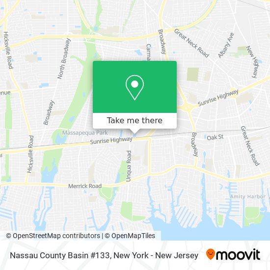 Mapa de Nassau County Basin #133