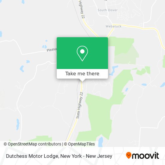 Dutchess Motor Lodge map