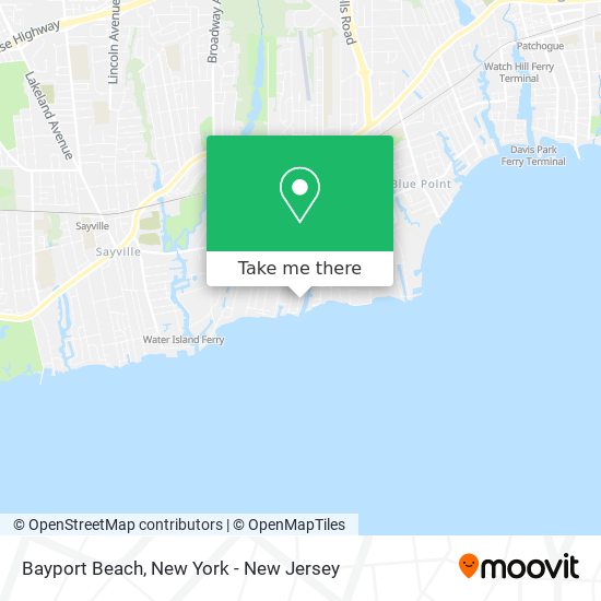 Mapa de Bayport Beach
