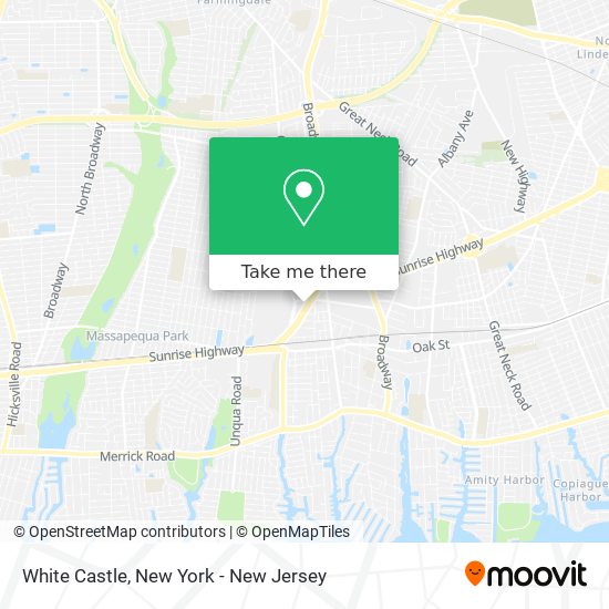 White Castle map