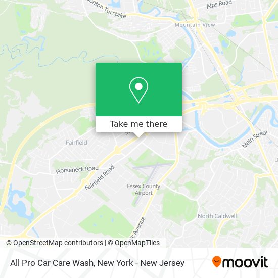 Mapa de All Pro Car Care Wash