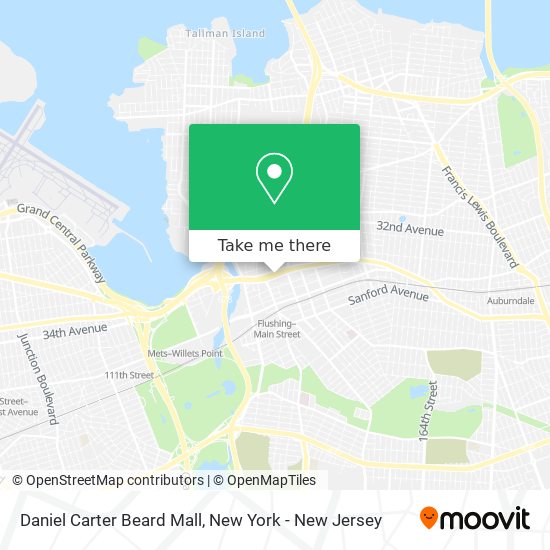 Mapa de Daniel Carter Beard Mall