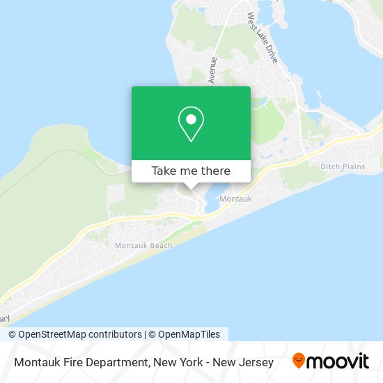 Montauk Fire Department map