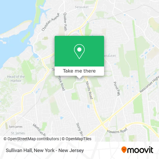 Sullivan Hall map