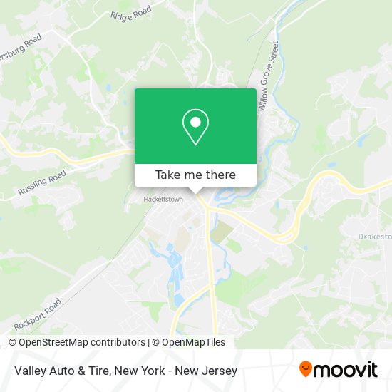 Valley Auto & Tire map