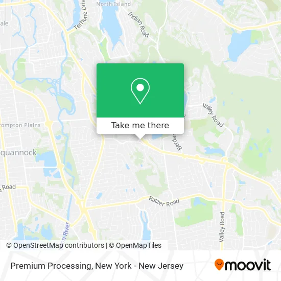 Premium Processing map