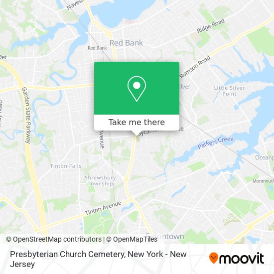 Presbyterian Church Cemetery map
