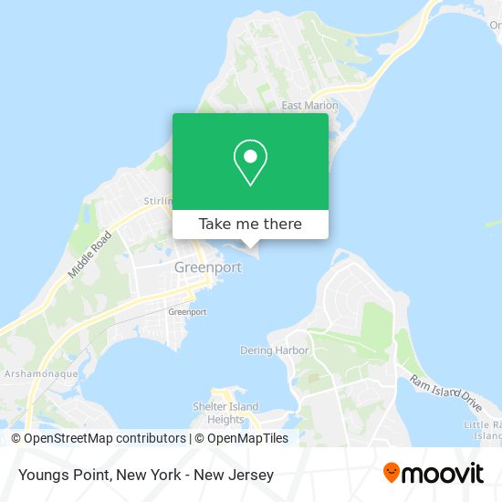 Youngs Point map