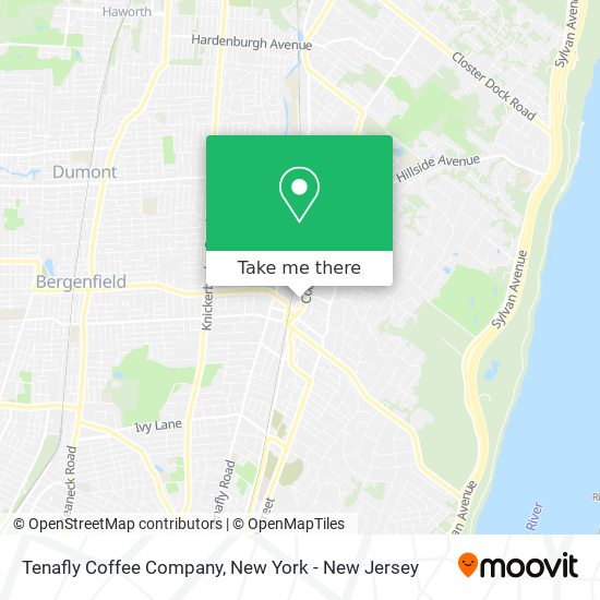 Mapa de Tenafly Coffee Company