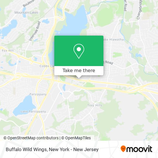 Buffalo Wild Wings map