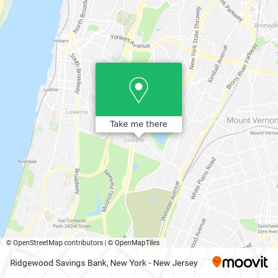 Ridgewood Savings Bank map