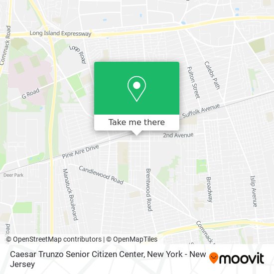 Caesar Trunzo Senior Citizen Center map