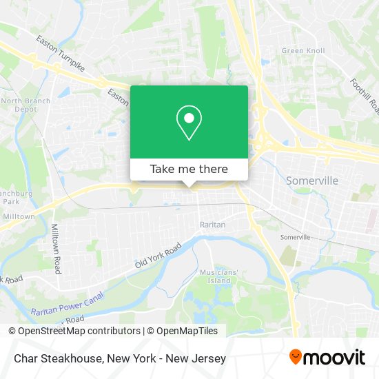 Mapa de Char Steakhouse