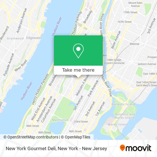 New York Gourmet Deli map
