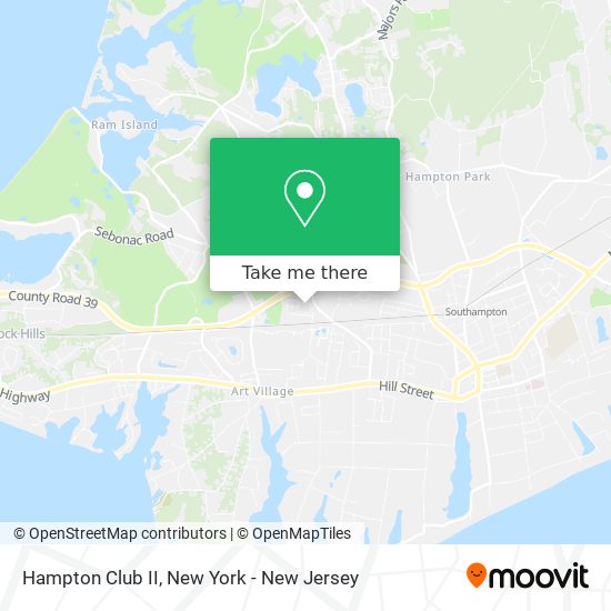 Hampton Club II map