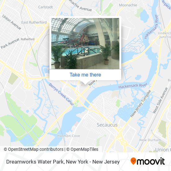 Mapa de Dreamworks Water Park