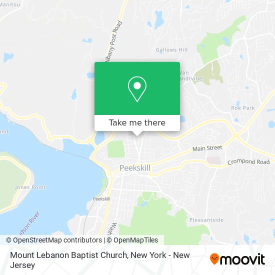 Mapa de Mount Lebanon Baptist Church