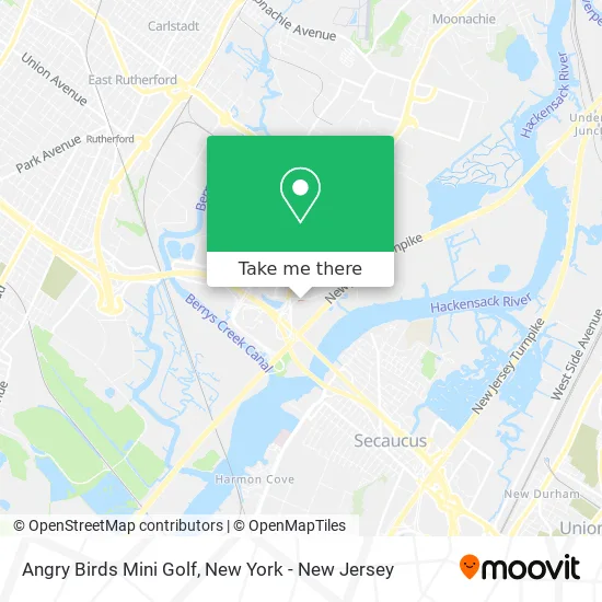 Angry Birds Mini Golf map