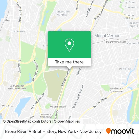 Mapa de Bronx River: A Brief History