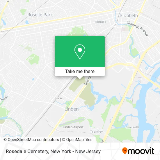 Rosedale Cemetery map