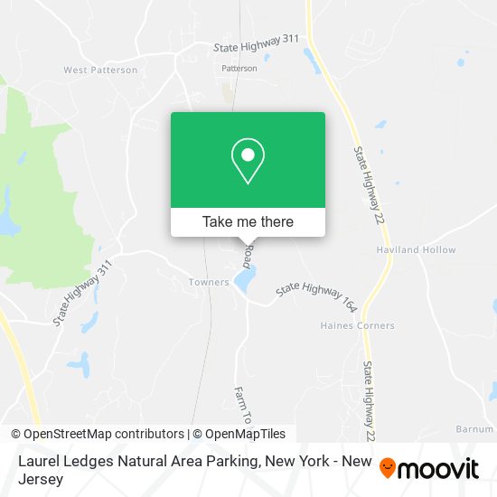 Mapa de Laurel Ledges Natural Area Parking