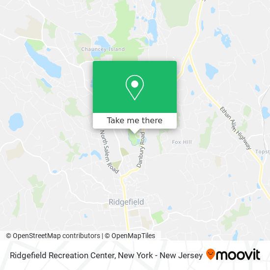 Mapa de Ridgefield Recreation Center