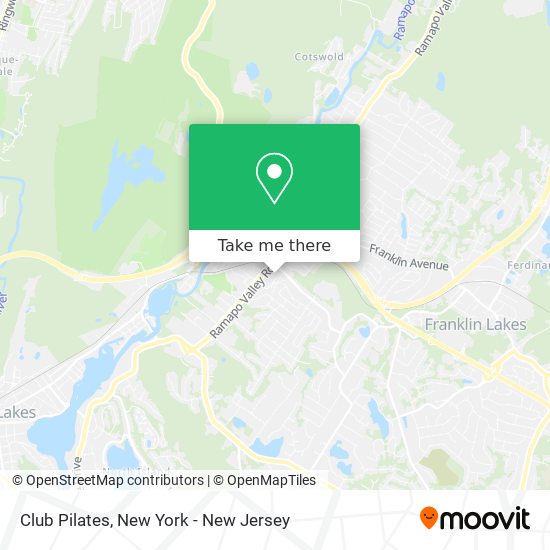 Club Pilates map