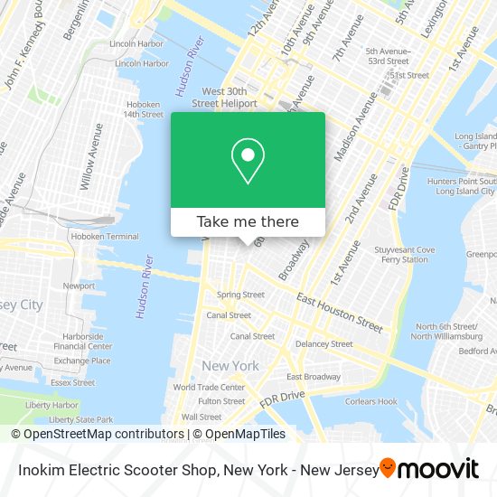 Inokim Electric Scooter Shop map