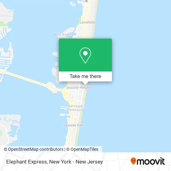 Elephant Express map