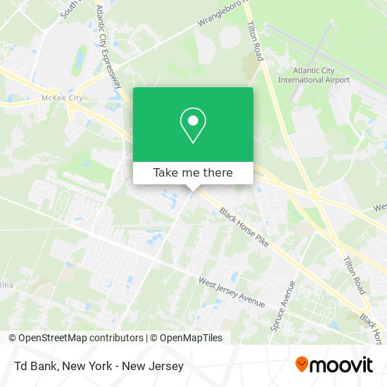 Td Bank map