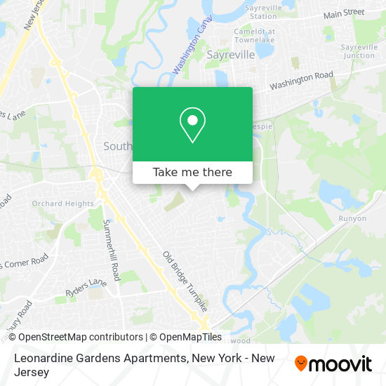 Leonardine Gardens Apartments map