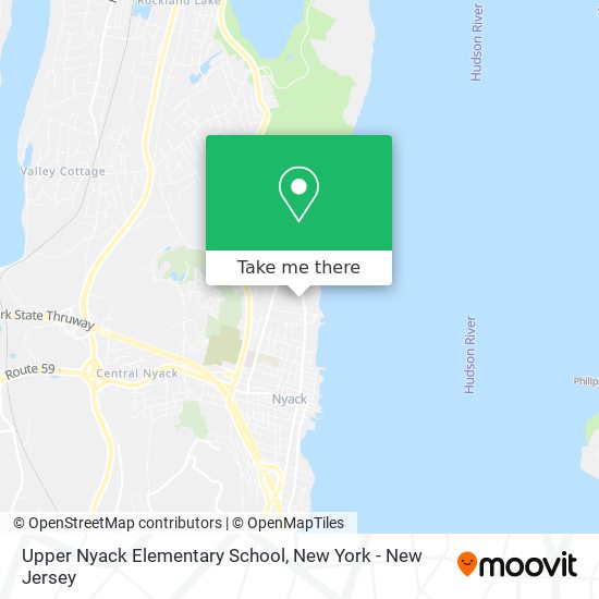 Mapa de Upper Nyack Elementary School