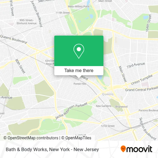 Bath & Body Works map