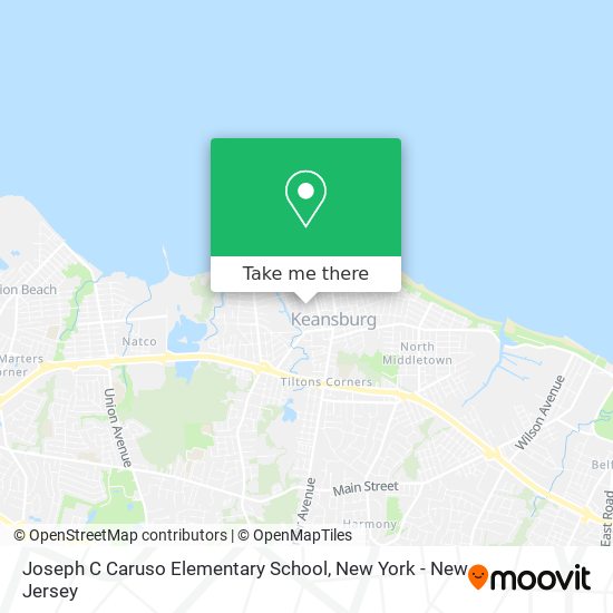 Joseph C Caruso Elementary School map