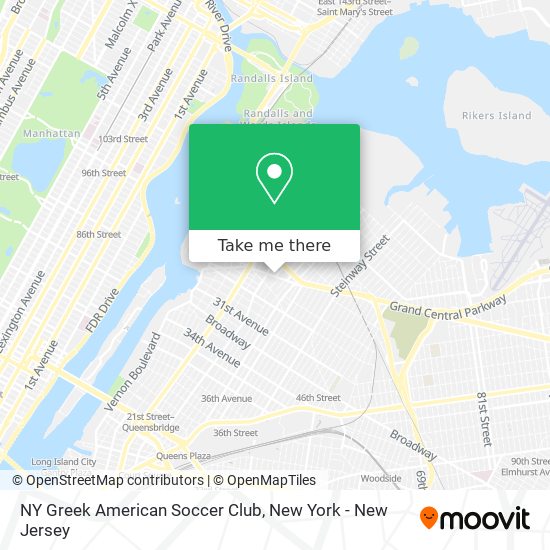 Mapa de NY Greek American Soccer Club