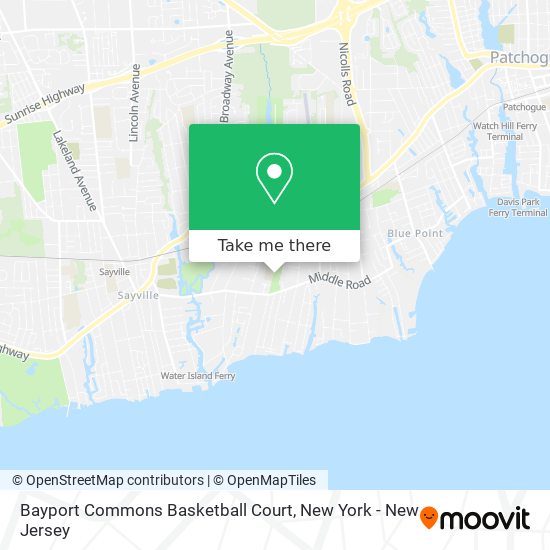 Mapa de Bayport Commons Basketball Court