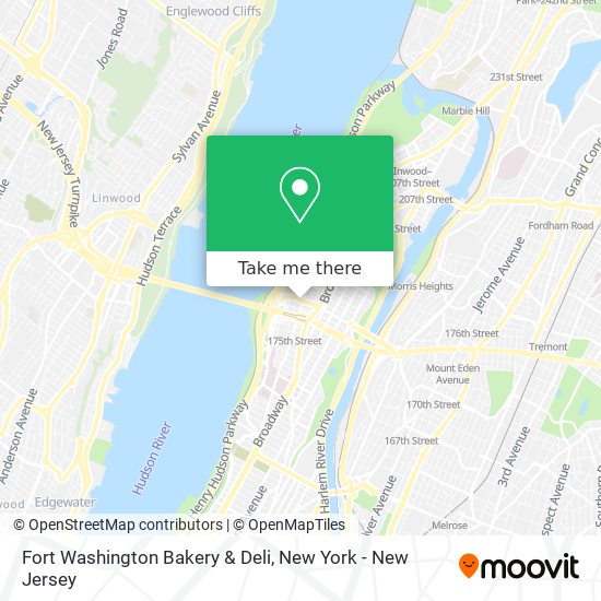 Mapa de Fort Washington Bakery & Deli