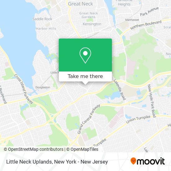 Little Neck Uplands map