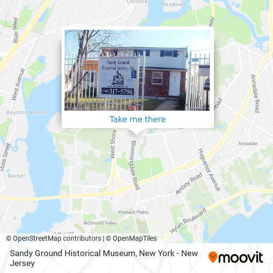 Mapa de Sandy Ground Historical Museum