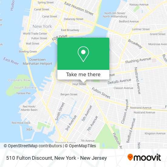Mapa de 510 Fulton Discount