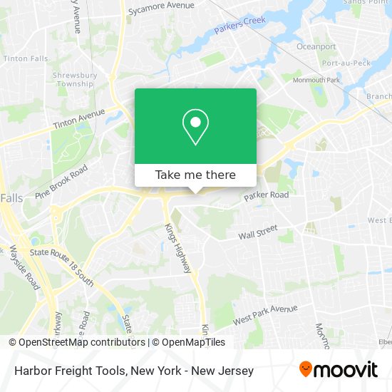 Mapa de Harbor Freight Tools